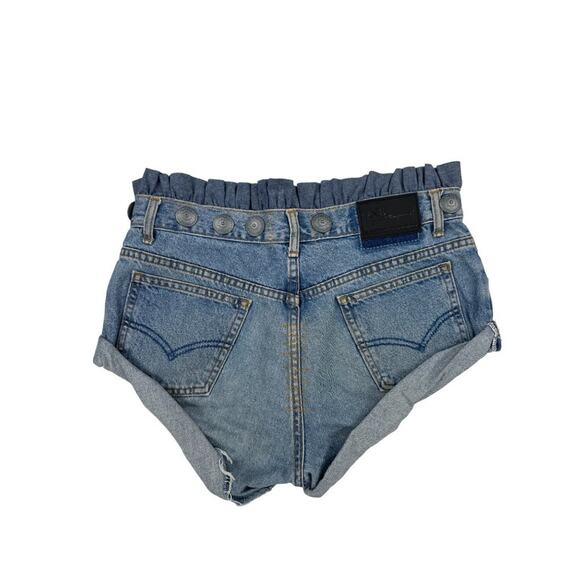 One X One Teaspoon - Vintage Le Bandits With Studs & Frill Details in Blue - Picture 3 of 4